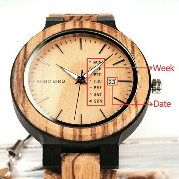 BOBO BIRD GENUINE WOOD WATCH/SUNGLASSES SET - Picture 4 of 8